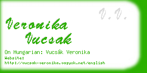 veronika vucsak business card